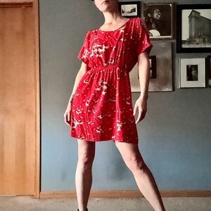 ANTHRO | Cold Shoulder Horse Dress